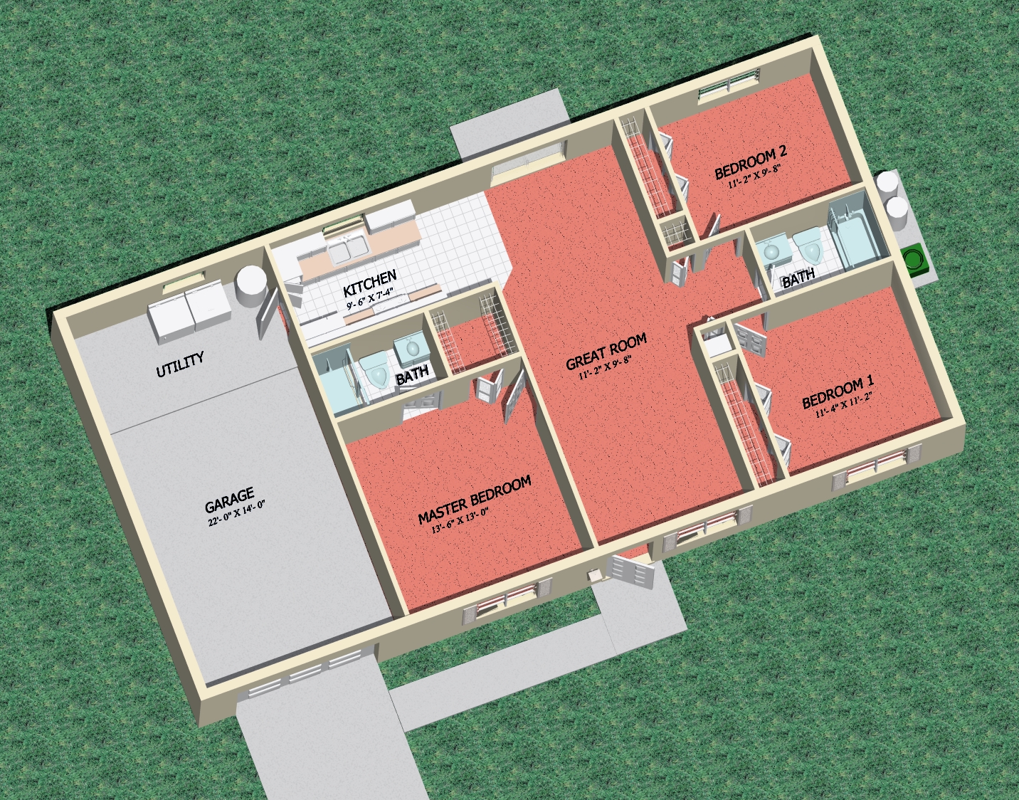 BASE FLOOR PLAN MODEL 1