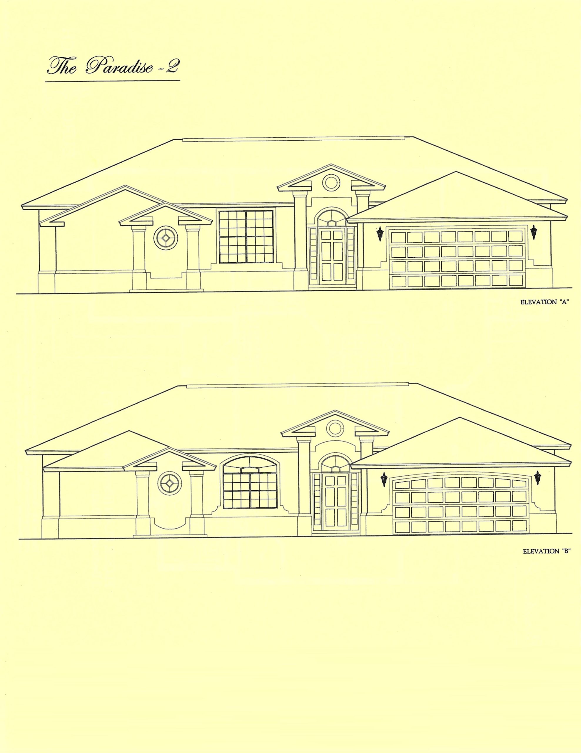 Front Elevations