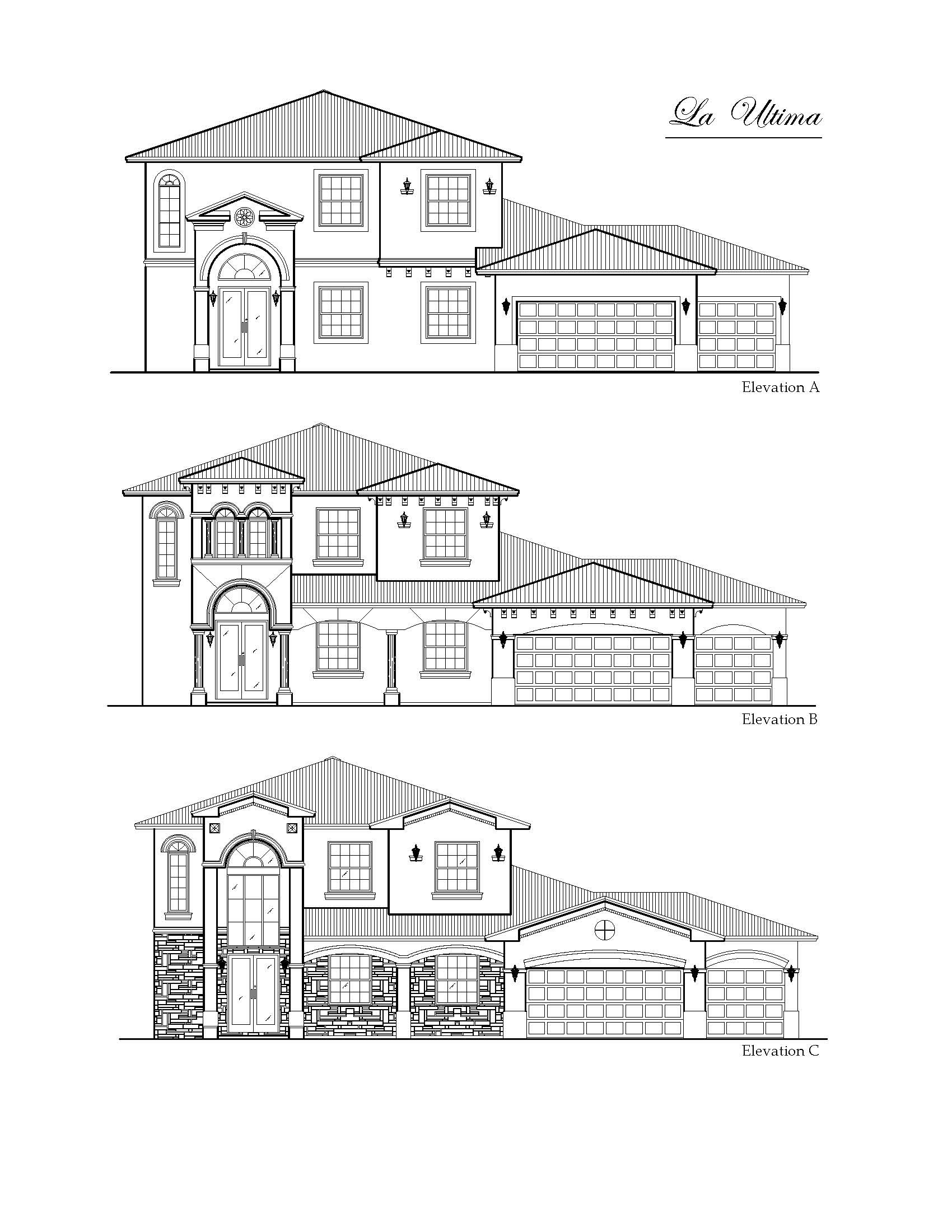 Front Elevations